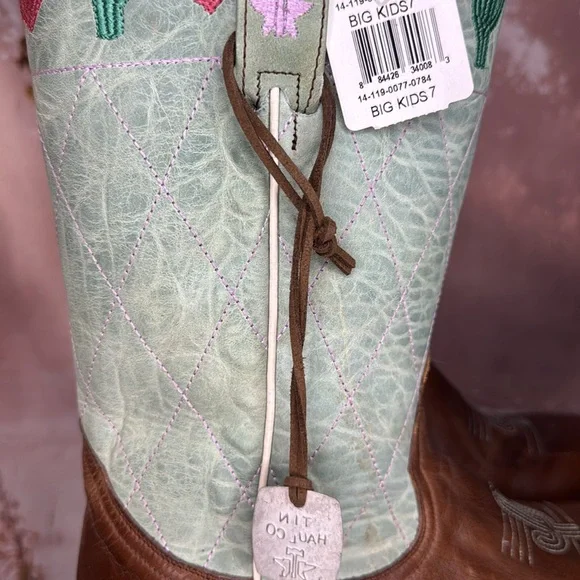 Tin Haul “Cactus” Western Boots 7 fits like 8 - Picture 2 of 8